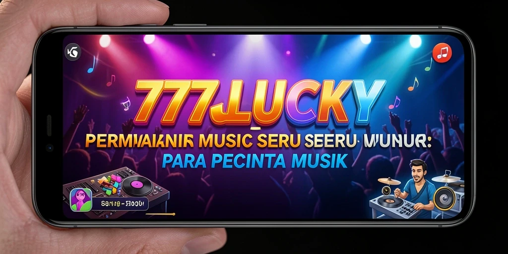 Screenshot utama 777LUCKY menampilkan gameplay asyik dengan musik yang menggugah semangat.