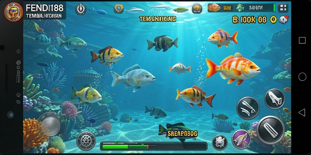 Gameplay FENDI188 menembak ikan yang seru dan menantang.