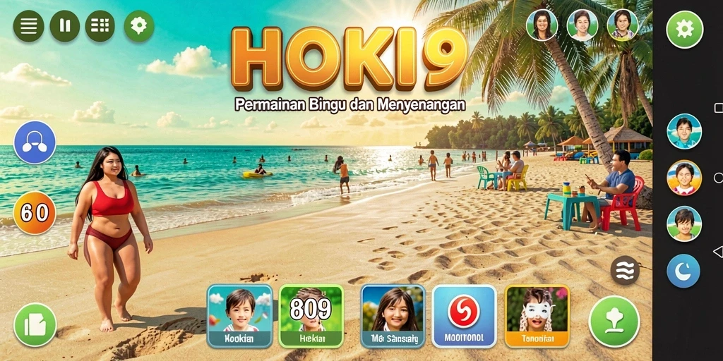 Tampilan permainan Bingo yang menarik di HOKI9.