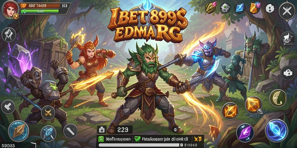 Tangkapan layar dari pertempuran epik dalam permainan IBET899.