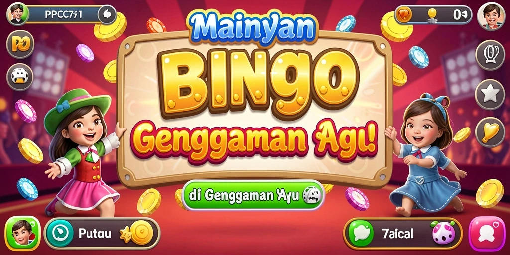 Gameplay seru Bingo di PCPC7 dengan grafik menarik.