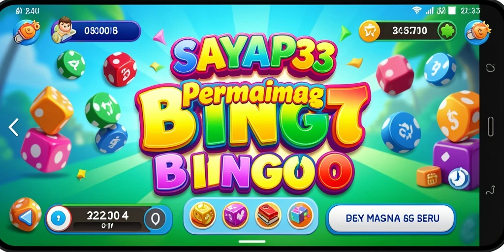 Tampilan menarik gameplay Bingo di SAYAP33 yang menghibur.