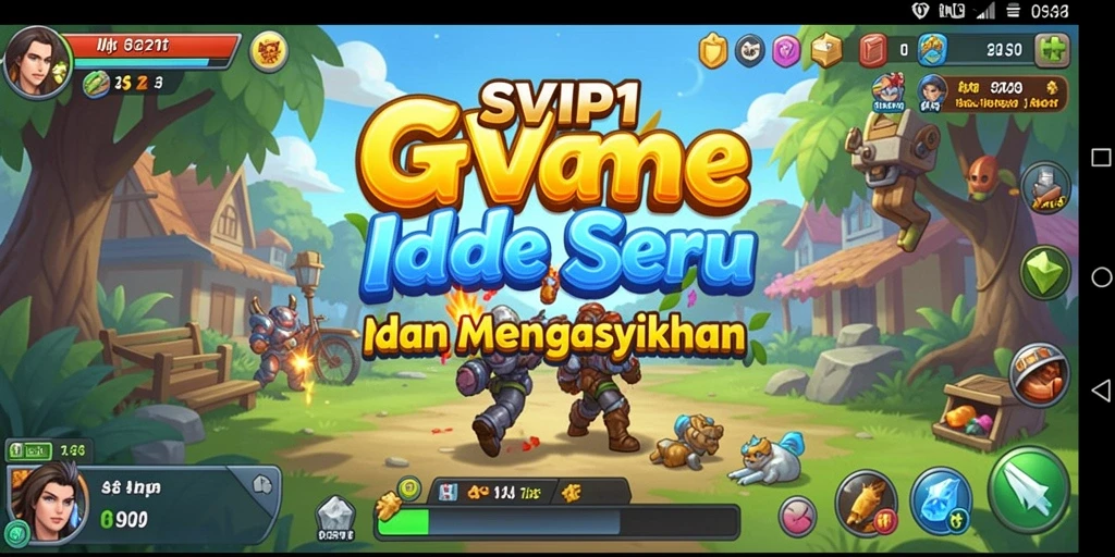 Screenshot utama SVIP1 menampilkan gameplay Idle yang seru dan interaktif.