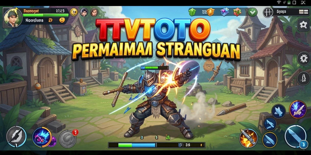 Tampilan gameplay yang menakjubkan dalam TVTOTO.