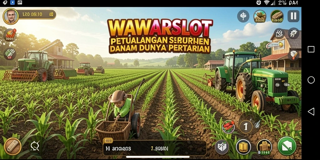 Tampilan menarik gameplay WAWARSLOT dalam dunia pertanian.